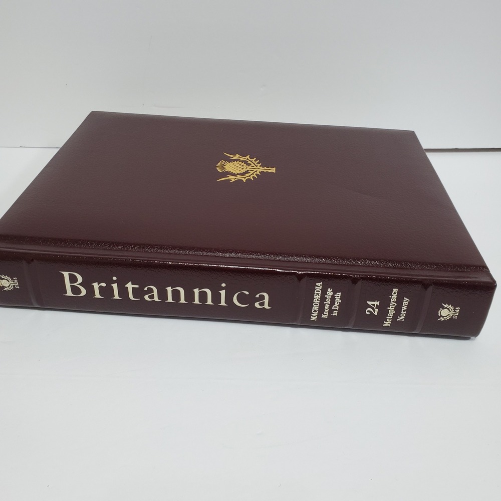 Britannica Encyclopedia Volume‎ 24 Metaphysics Norway Hardcover Book 1964